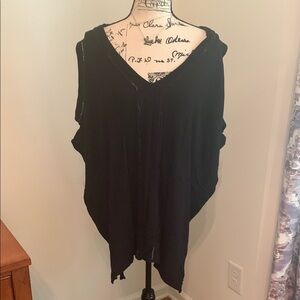 Raisins Curve Knit Coverup (Black)